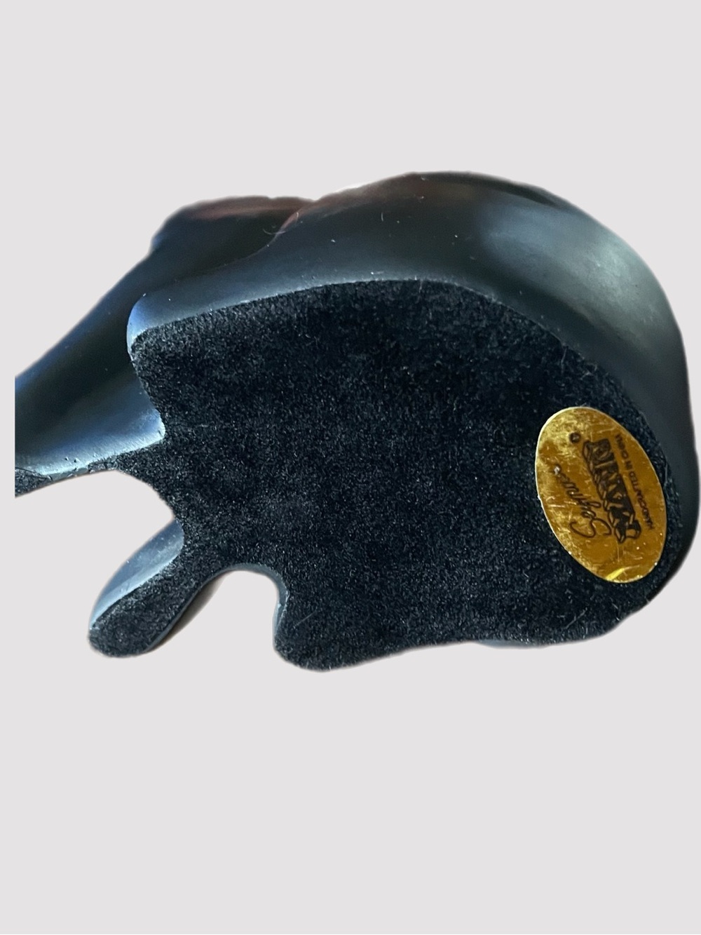 Vintage 1960-70’s Seymour Mann Black 9” Cat Figurine w/Rhinestone Collar. - Picture 12 of 13